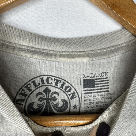 Affliction T-Shirt XL Chris Kyle American Sniper Texas Legend Short Sleeve Men's - Picture 5 of 7